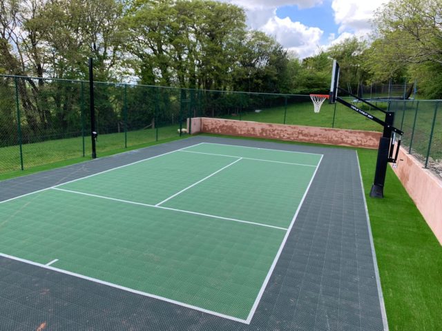 Bishop Steignton Tennis Court Before Shot