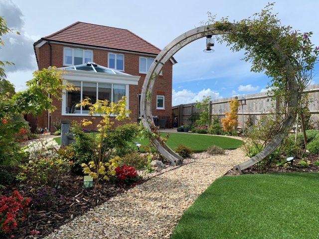 Kingsteignton Mayfair Back Garden Landscape